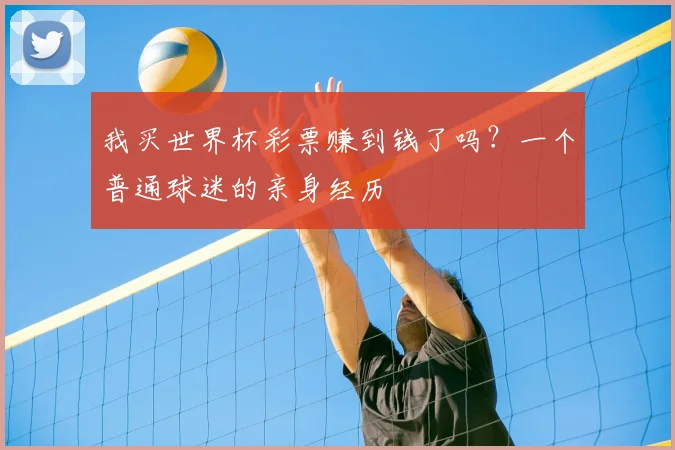我买世界杯彩票赚到钱了吗?一个普通球迷的亲身经历